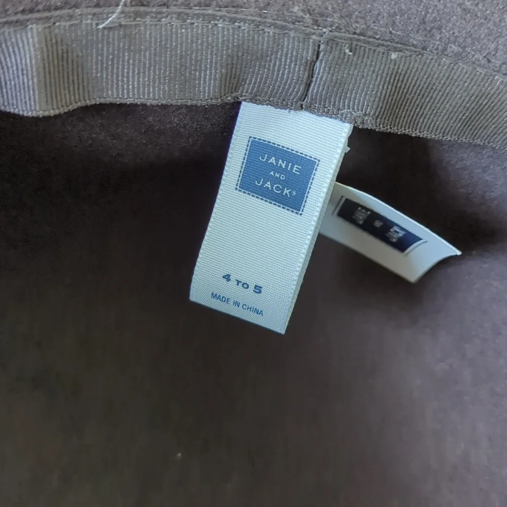 Jaine and Jack Girl's Gray Hat - Size 4-5 - Picture 5 of 7